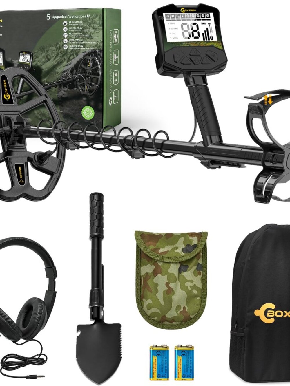 NEW Metal Detector for Adults Professional with High 12.8 Deep Search Gold US